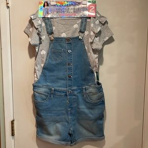 🤍Vigoss Youth 2 Piece Shortall Set - Size XL 16